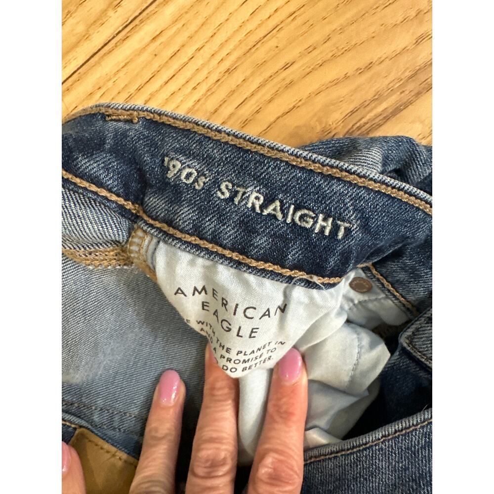 American Eagle Jeans 90’s Straight women’s 00 Short - Picture 4 of 6